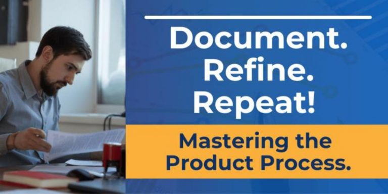 Document. Refine. Repeat! Mastering the Product Process.